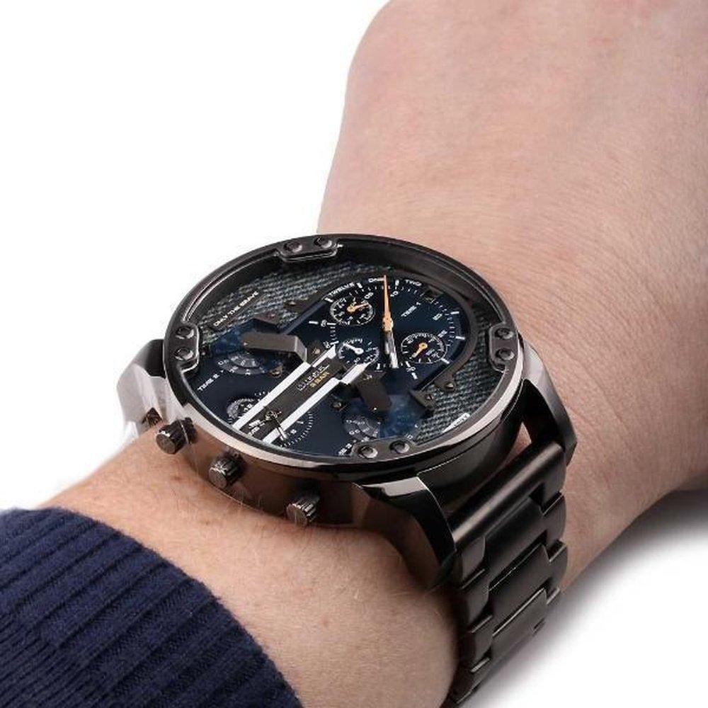 Diesel DZ7331 Reloj para Hombre Mr Daddy 2.0 Acero Inoxidable Color Gunmetal