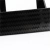 New Carbon Fiber Black Car 17cm Twill Look GT Tiny Mini Rear Wing Spoiler Decoration