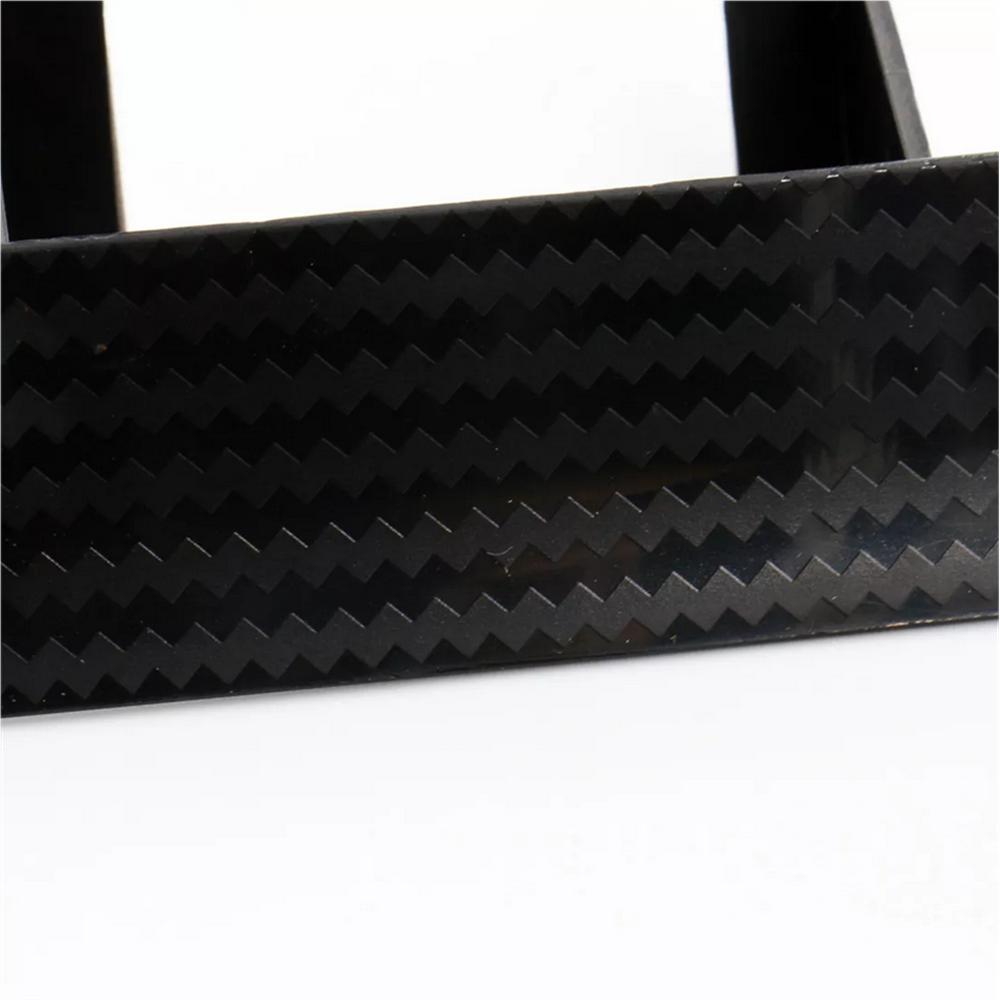 New Carbon Fiber Black Car 17cm Twill Look GT Tiny Mini Rear Wing Spoiler Decoration