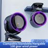 Portable Clip Fan, Silent Desktop, Home and Dormitory, Cart Type, Rechargeable, USB, Strong Wind, Air Conditioning Fan