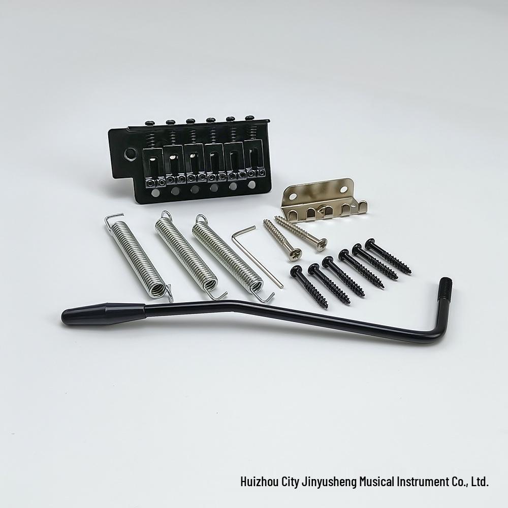 Fender ST Single Tremolo Bridge, Six-String Through-Body Vibrato System, Electric Guitar Accessory - Silver, Black, Gold.