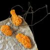 Simulation Fried Chicken Pendant Necklace Lovely Funny Realistic Food Jewelry