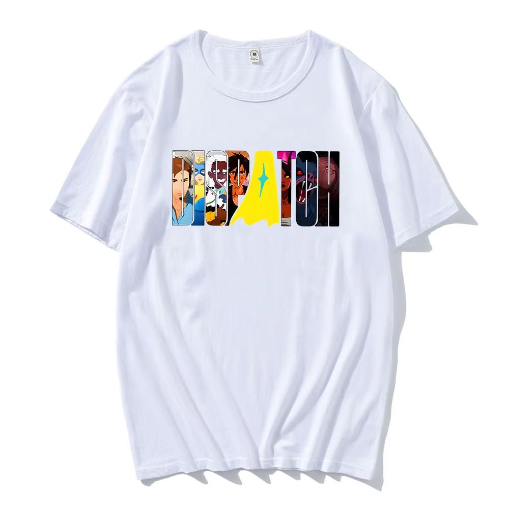 Hot Game Dispatch Logo Print Tshirt Short Sleeve Cotton Male Tshirts Oneck Unisex Streetwear Hip Hop Fashion Graphic Tee