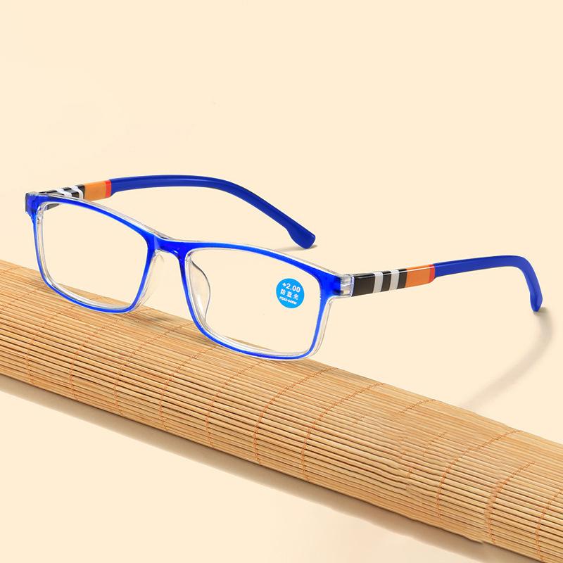 New fashion printing anti-blue presbyopic glasses spring leg presbyopic glasses HD presbyopic glasses for the elderly