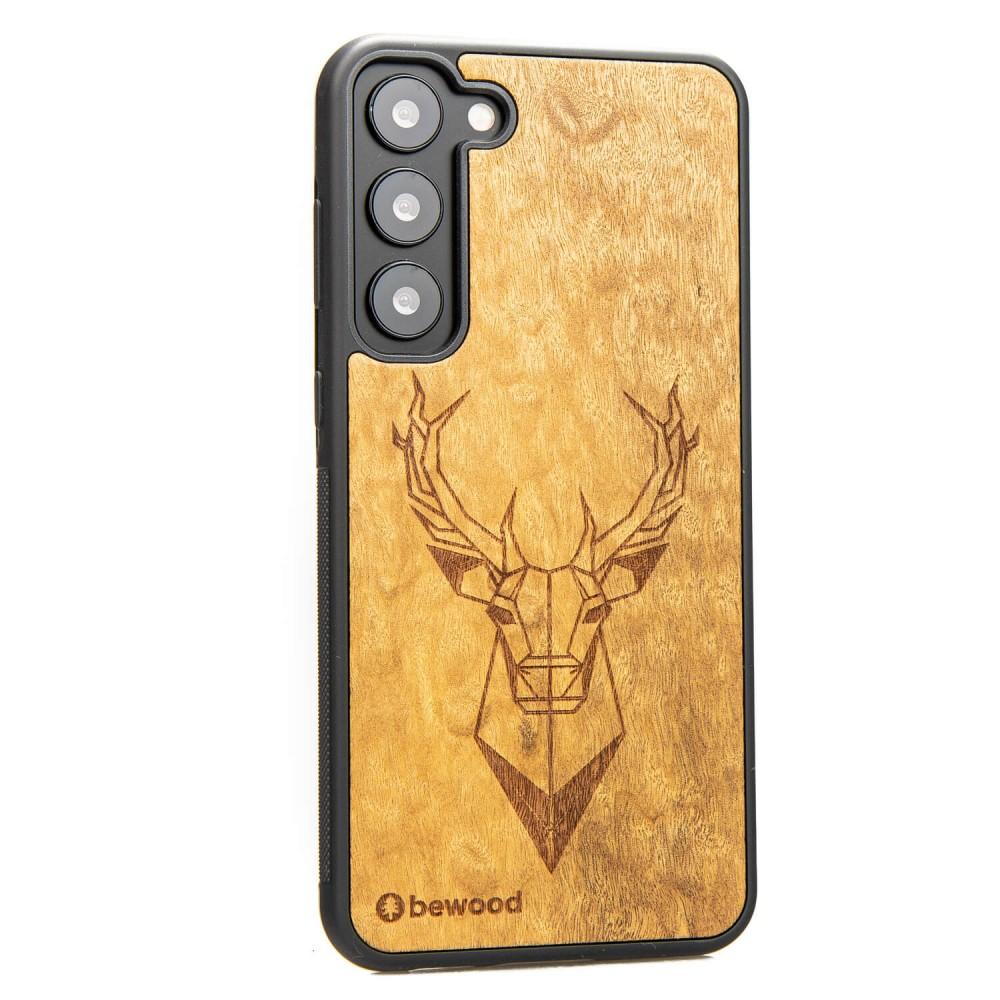 Bewood Wooden Case for Samsung Galaxy S23 Plus Deer Imbuia