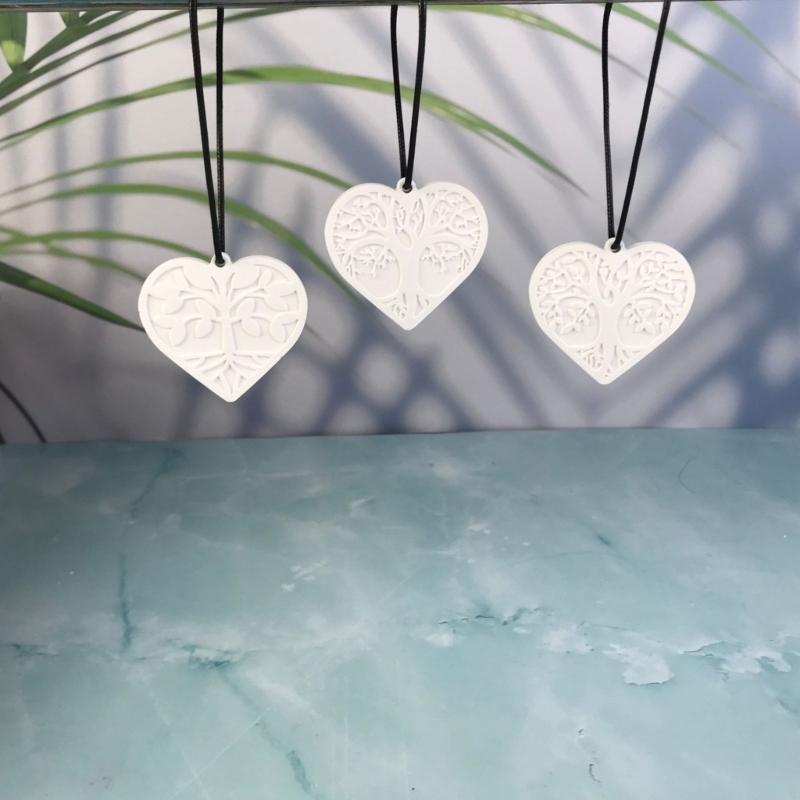 Keychain Resin Mold Life Tree Keyring Silicone Molds Epoxy Resin Casting Mold Pendant Mould with Hole for Jewelry Making