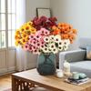 1/3PCS Artificial Silk Gerbera Daisy Flowers Bulk Realistic Fake Floral- for Outdoor Home Indoor Garden Porch -Decor
