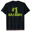 Funny  1 Grandpa Fathers Day T Shirts Graphic Cotton Streetwear Short Sleeve Birthday Gifts Summer Style Tshirt Unisexs Clothing