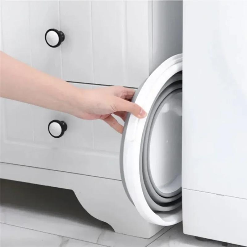 3/5/10L Collapsible Bucket Portable Folding Water Bucket Car Washing Fishing Bucket Household Plastic Travel Outdoor Camping