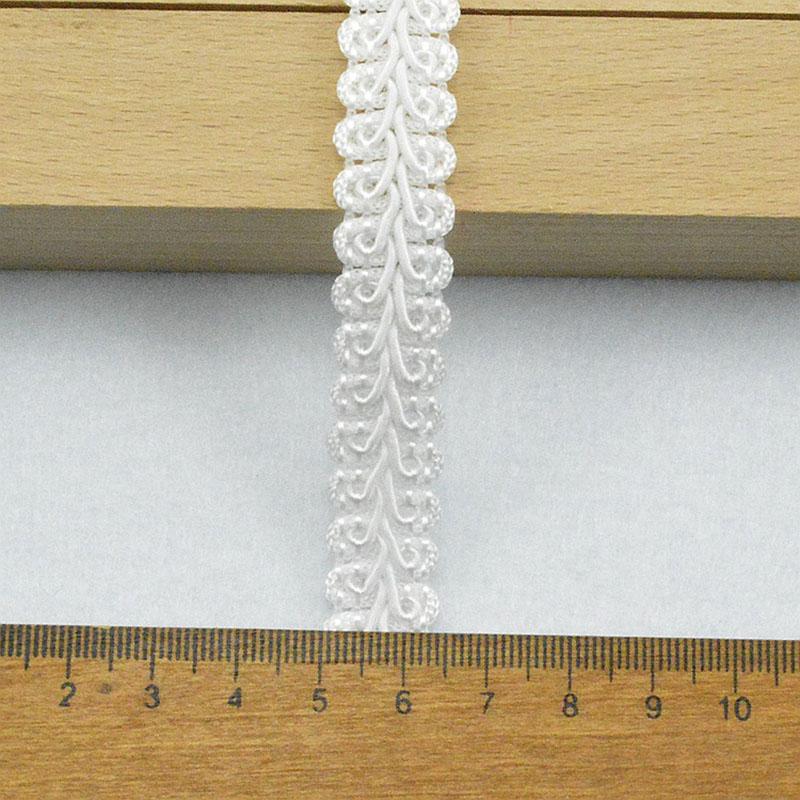 5m/16.4ft Each Pack 1.4cm Wide Curtain Centipede Lace Curve Wave Trim Handmade DIY Craft Sewing Trims Ribbons Curtain Decoration
