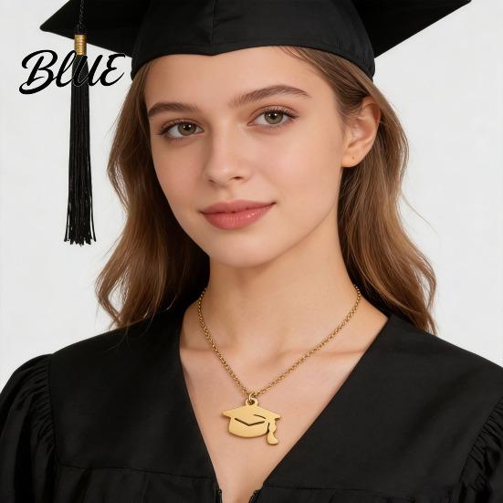 Graduate Pendant Necklace Graduation Cap Unisex Charm for Men Keepsake