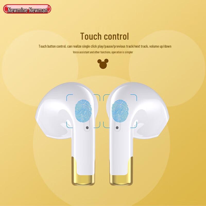 Newman T22 True Wireless Bluetooth Ohrhörer mit Clip-Ohrbügel