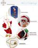 Electric Musical Climbing Santa & Reindeer Cart – Creative Christmas Decoration & Gift