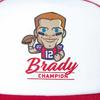 Tokyo Time Unisex Adult Tom Brady NFLPA Mesh Back Baseball Cap