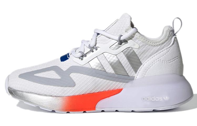 

Adidas Originals ZX 2K Breathable Low top Kids Lifestyle Shoes White Gray Children Aged 3 7 Years Old H69032 28