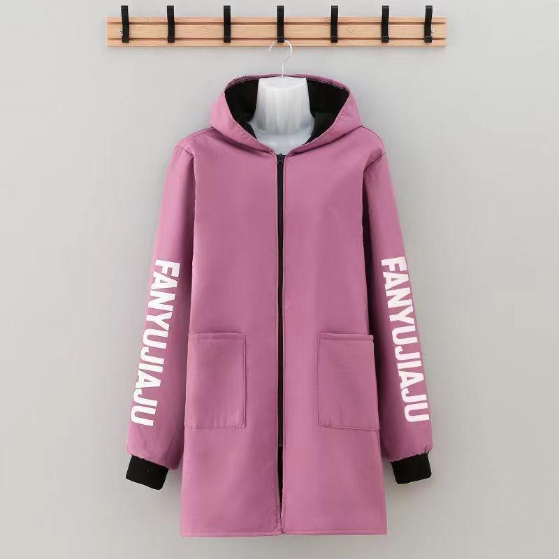 

Long Sleeve Waterproof Cotton Apron With Hood For Outdoor Cooking And Home Use XXXL рожевий