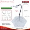 Durable Action Figure Stand PVC Model Toy Bracket New Display Base  For Animation Cinema Game Toy