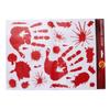 Halloween Bloody Hand Print Window Clings Stickers Party Decorations Prop Sheet top sale