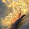 Warm White Led Serial String Lights – Waterproof Copper Wire Yellow Fairy Lights for Home Decoration,Christmas, Deepawali