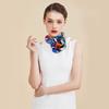 Aurora Butterfly Floral Scarf & Blue Polka Dot Tie Set