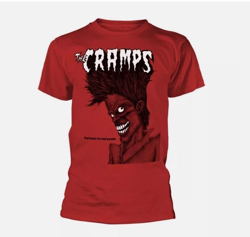The Cramps Bad Music For Bad People Red T shirtNEW Unisex T-Shirt XXXL