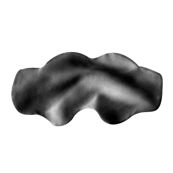 

Silk Sleep Eye Mask for Men Women Nap Night Sleeping Light Blocking Eye Cover Breathable Travel Blackout Blindfold with Adjustable Strap сірий