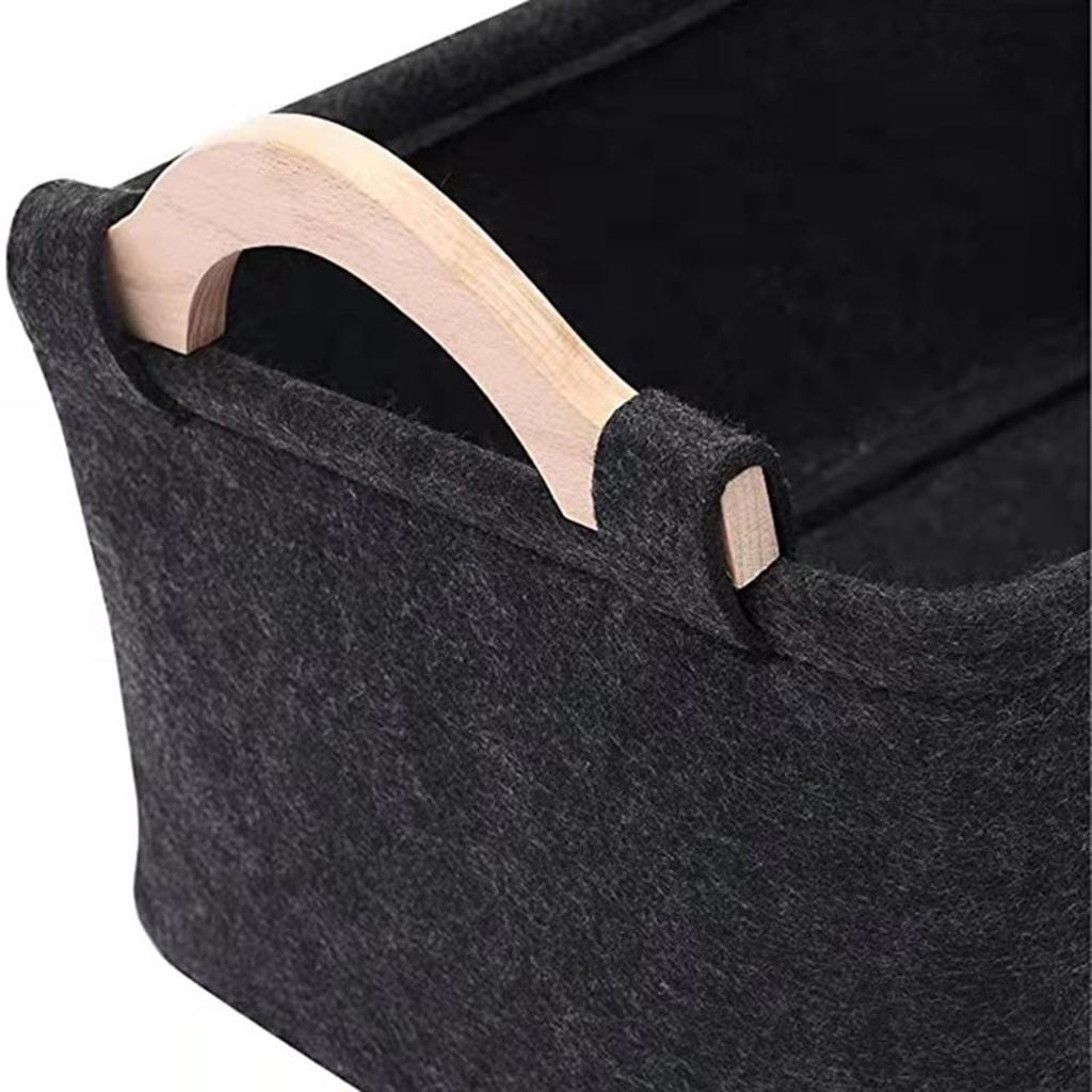 Collapsible Pet Toy Storage Box with Handles, Large Capacity for Dog Supplies