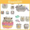 Cute Short Plush Cat Stuffed Toy In Ice Cream, Cookie, Donut, Sushi Or Potato Chip Style