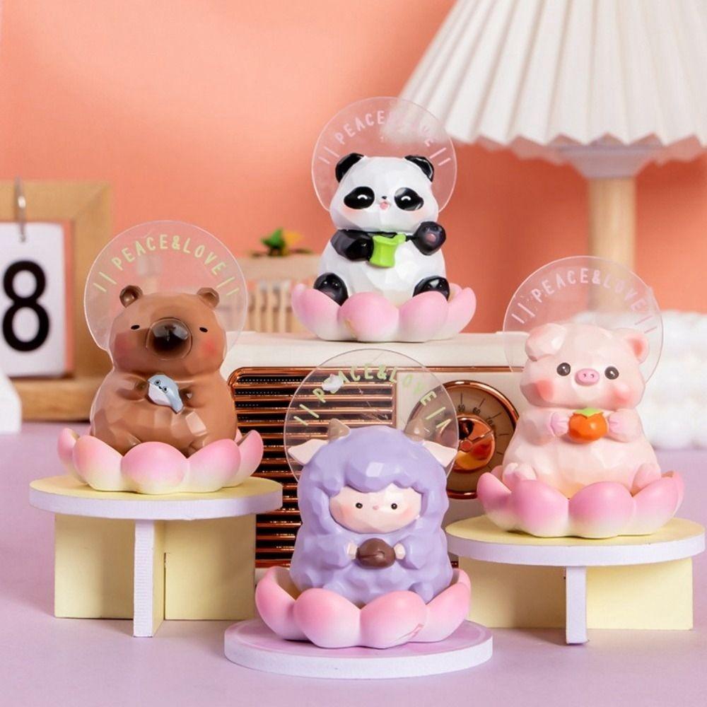 

Мультфильмы Украшения для рабочего стола Статуэтка животного Капибара Модные фигурки Игрушка для детей Capybara