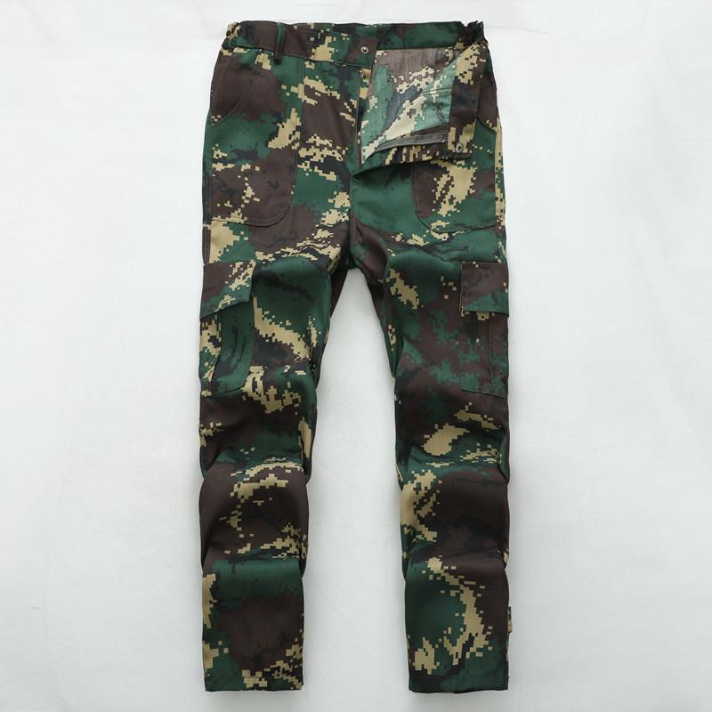 Men's Fashion Loose Wear-resistant and Breathable Long Pant Outdoors Military Trousers Training Overalls Army Camouflage Pants