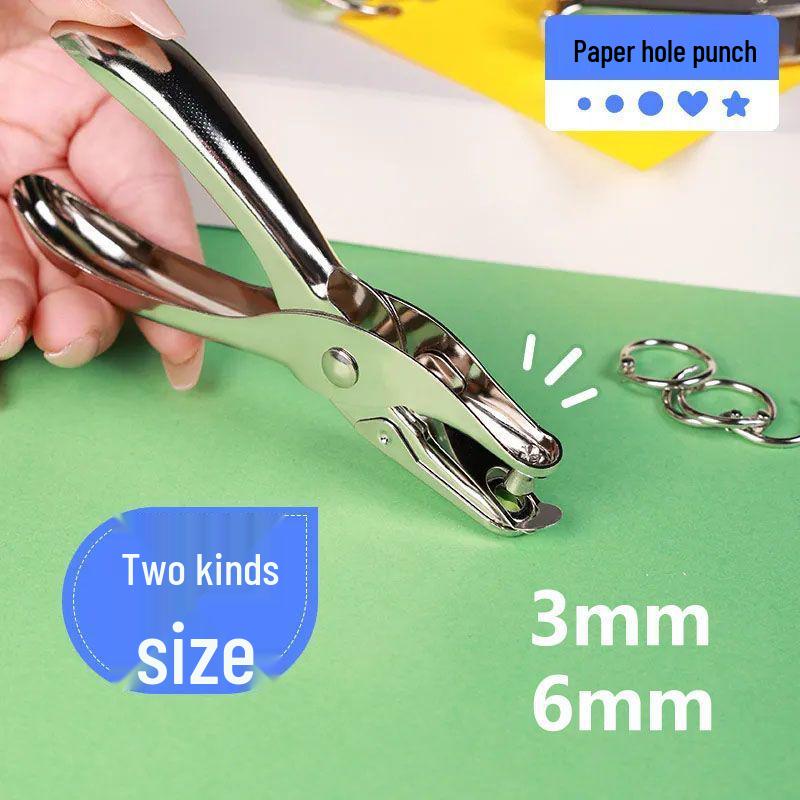 Student Loose-Leaf Handheld Mini Hole Puncher