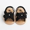 0-18M Kleinkind Baby Mädchen Sommersandalen Niedliche 3D-Blumenverzierungen Rutschfeste Flachsohlen Schuhe Säuglinge Neugeborene Erste Laufschuhe