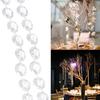 Garden Diamond Hot 10m Xmas Clear Party Wedding Diy Curtain Bead Strand Acrylic