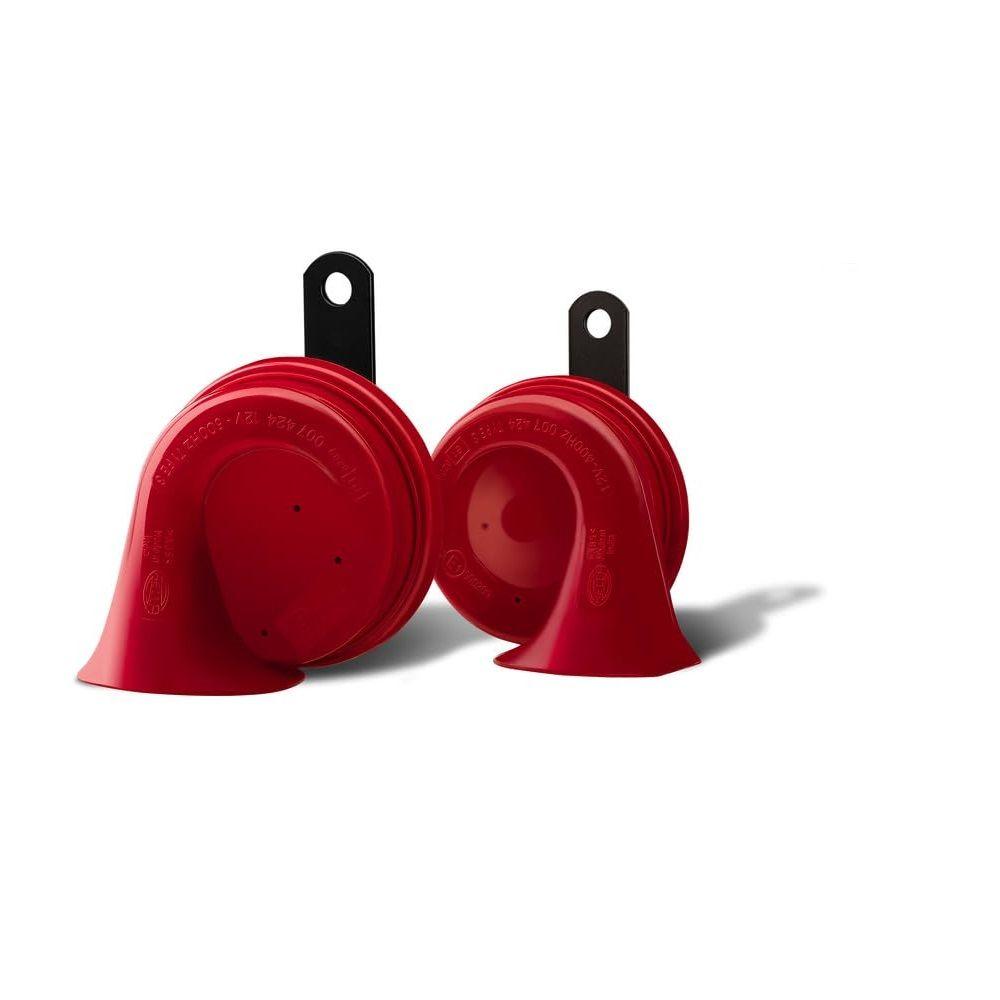 3FH 007 424-801 Tvillingsignal Høy/Lav Tone 12V Hornsett med Brakett for Personbil