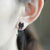 Asymmetrische Katze Fisch Ohrstecker Temperament Piercing Ohrringe Mode Party Schmuck Kleine Ohrstecker Weihnachtsgeschenk