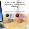 Adjustable Airflow Clip-on Waist Fan Detachable Design Multifunctional Fan  Commuting Travel