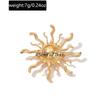 New Elegant Sun Swallow Brooch Metal Chain Pendant Brooch for Women Personality Charm Clothes Bag Pins Jewelry Accessories 2026