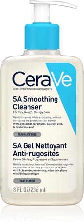 

CeraVe Смягчающий очищающий гель SA для нормальной и сухой кожи. TU прозрачный
