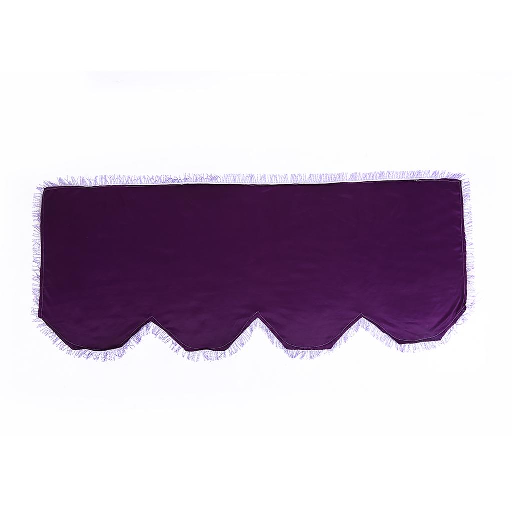 Pleuche Anti Dust Decorated Keyboard Cover for 61 88 Key Electronic Piano (Violet 88Key)