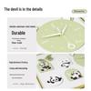 Modern Luxury Panda Wall Clock: High-End Creative Home Decor for Living Room