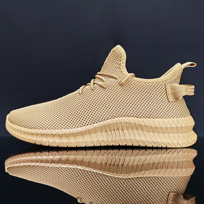 

2025 осень большой размер 45 кроссовки на высокой платформе четыре сезона тренд повседневная обувь дышащая сетка папины кроссовки мужские 46 коричневый