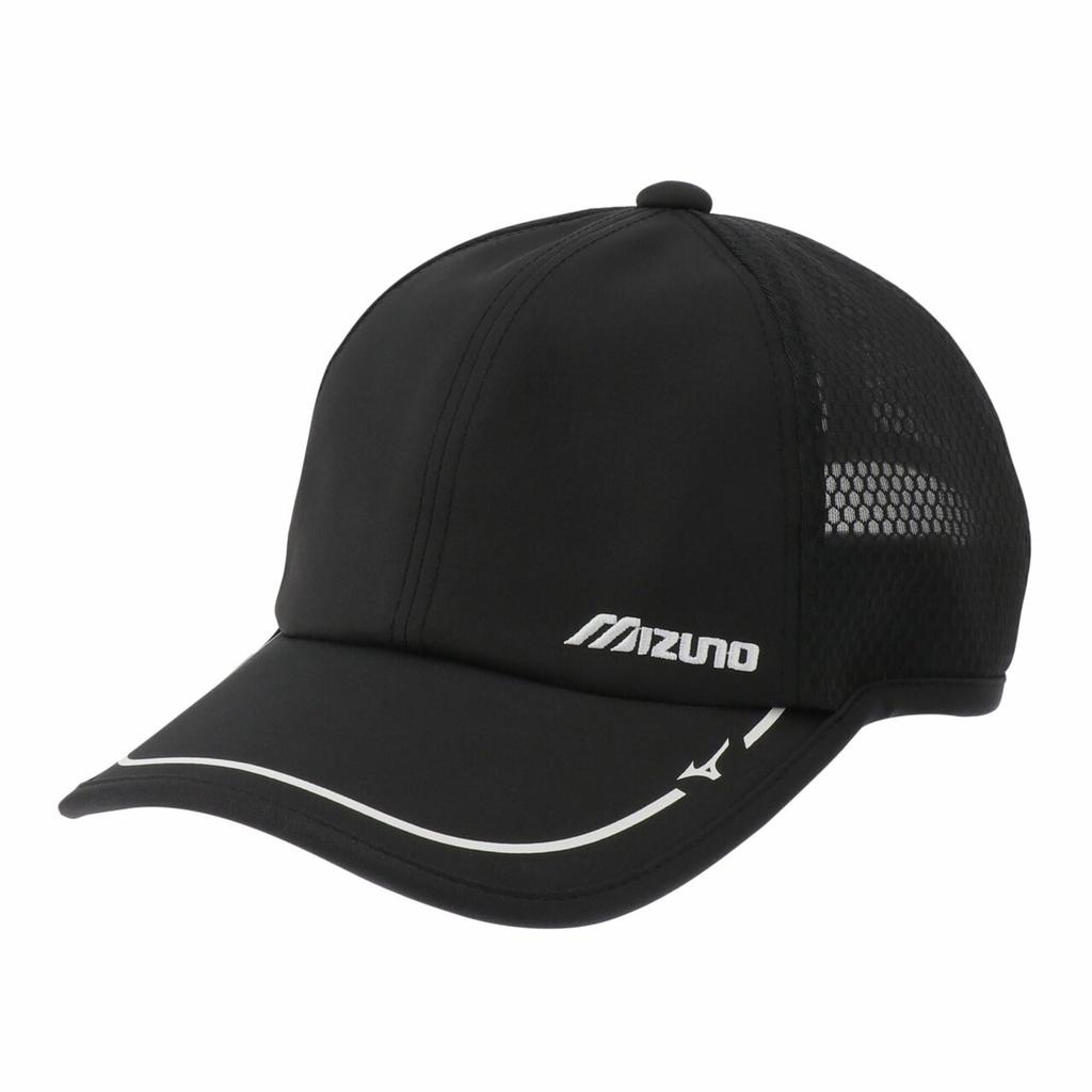Mizuno Golf Cap Cool Hold Cap Hat for Summer Cools with Black Heat, Water, E2MWC002, Men's,