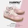 Global pink flat-bottomed Dexun shoes women's ZHQ-XA363 summer 2025 new versatile niche student shoes women