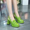 Maogu Round Head Slingbacks Ladies High Heels Spring Autumn Fashion Sandals Slip on Women Platform Pumps Ladies Shoes 2024 New