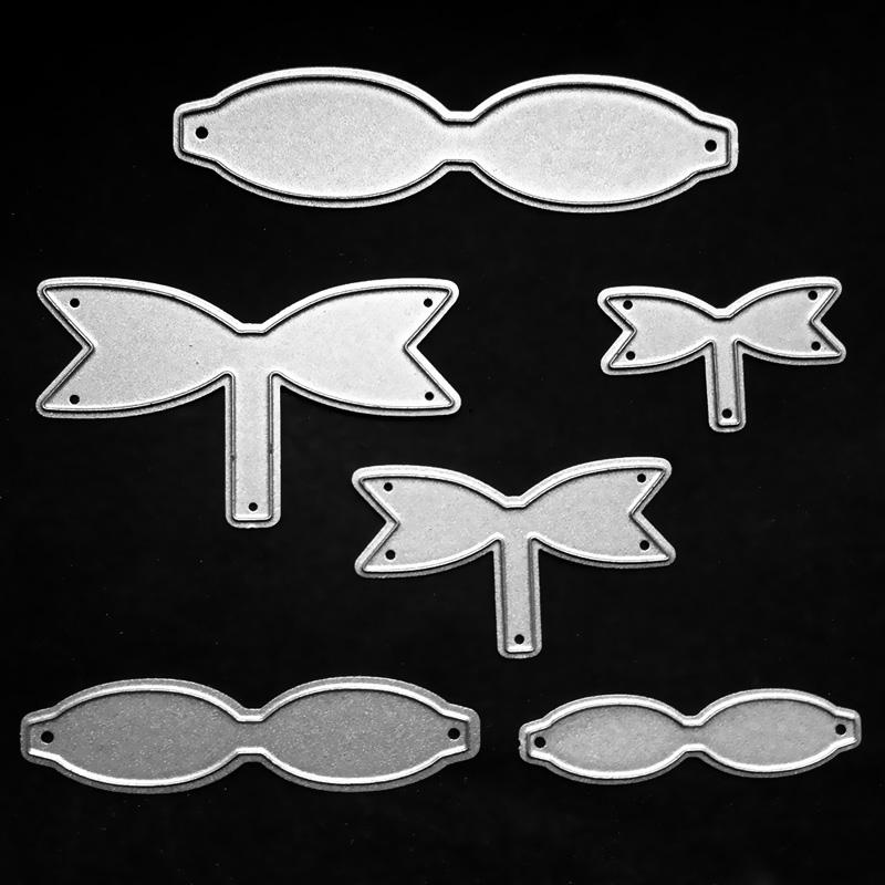 

Шесть бантов, дизайн костюма, металлические штампы для резки, сделай сам, скрапбукинг, тиснение, трафарет, бумага, шаблон для альбома серебряный