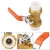 Brass Pipe Valve with Double PPR Hot Melt Fitting 3Celsius4 DN20