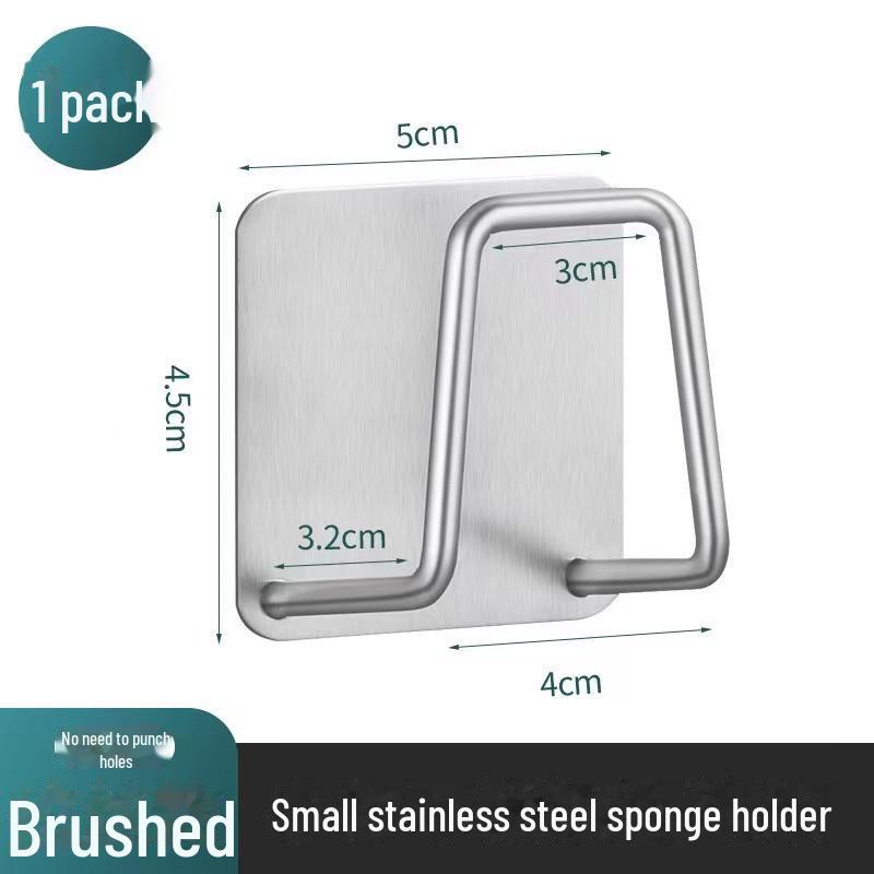 

Настенная полка для кухонной мойки из нержавеющей стали для хранения губок и шариков из стальной проволоки single pack [5cm*5cm]