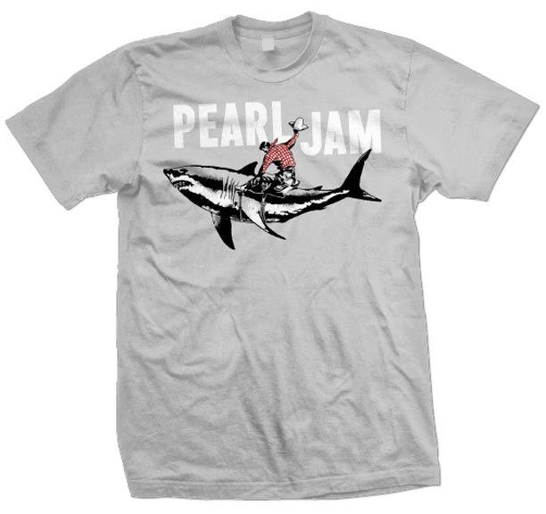 PEARL JAM T-Shirt Shark Cowboy Brand New Official 3XL