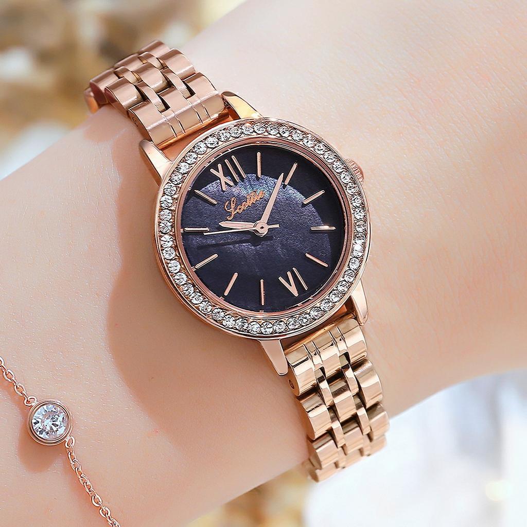 Retro Small Dial Niche Women'S Watch Small Green Watch Waterproof Leather Strap Watch Women