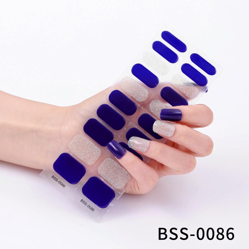 Gel Manicure Stickers Baked Light Phototherapy Nail Stickers Cured Manicure Stickers